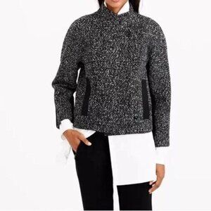 J Crew MARLED BOUCLÉ JACKET, size 8, excellent condition